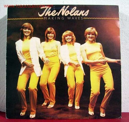 Discos de vinilo: THE NOLANS ( MAKING WAVES ) 1980 LP33 - Foto 1