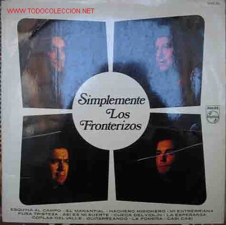Discos de vinilo: SIMPLEMENTE LOS FRONTERIZOS - Foto 1