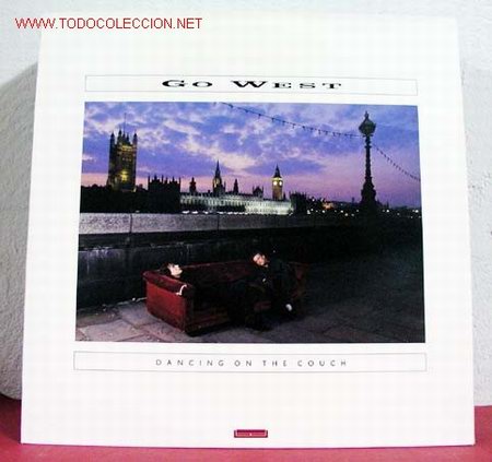 Discos de vinilo: GO WEST ( DANCING ON THE COUCH ) 1987 LP33 - Foto 1