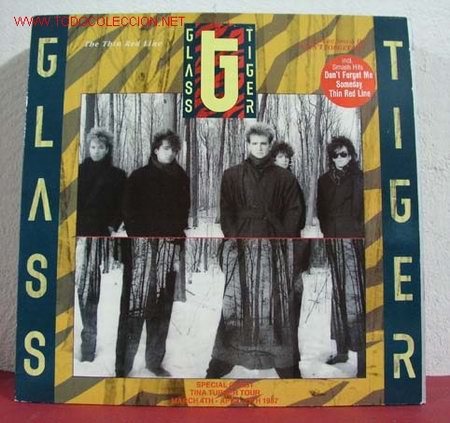Discos de vinilo: GLASS TIGER ( THE THIN RED LINE ) 1986 LP33 - Foto 1