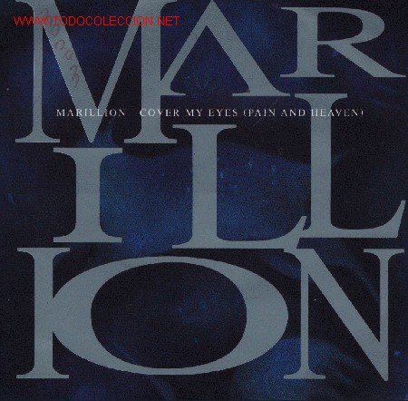 Discos de vinilo: Marillion - Cover my eyes / How can it hurt - Foto 1