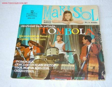 Discos de vinilo: DISCO DE MARISOL EN T&Oacute;MBOLA,A&Ntilde;O 1962 - Foto 1