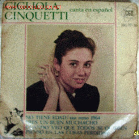 Discos de vinilo: GIGLIOLA CINQUETTI -NO TIENE EDAD - Foto 1