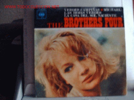 Discos de vinilo: The Brothers Four-Greenfields-ep - Foto 1