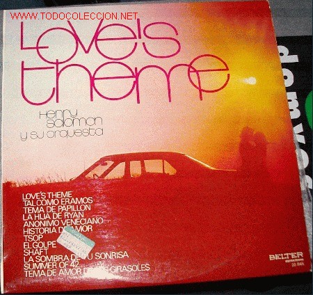 Discos de vinilo: loves theme -henry salomon y su orquesta - Foto 1