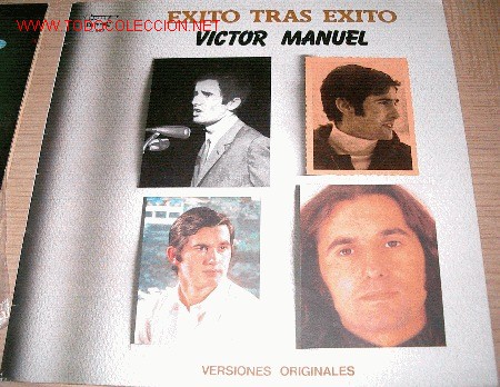 Discos de vinilo: victor manuel  &eacute;xito tras &eacute;xito -versiones originales - Foto 1