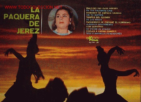 Discos de vinilo: LA PAQUERA DE JEREZ DISCO LP - Foto 1