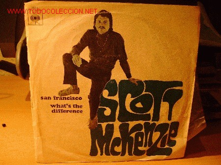 Discos de vinilo: SCOTT MCKENZIE   SINGLE - Foto 1