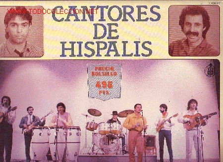 Discos de vinilo: CANTORES DE HISPALIS DISCO LP TRASERA LETRA DE CANCIONES - Foto 1