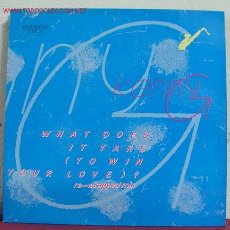Discos de vinilo: KENNY G ( WHAT DOES IT TAKE 'DOS VERSIONES' ) 1986 MAXISINGLE 45RPM. Lote 8971939