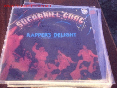 Discos de vinilo: SUGARHILL GANG SINGLE RAPPER DELIHT - Foto 1