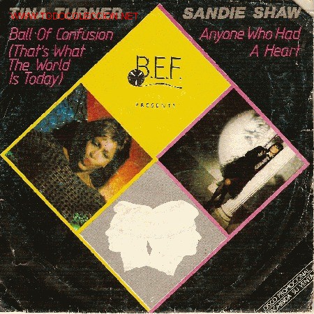 Discos de vinilo: Single de Tina Turner y Sandie Shaw. 1982. - Foto 1