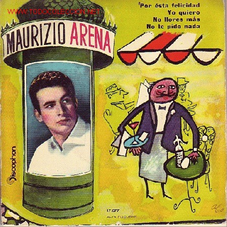 Discos de vinilo: MAURIZIO ARENA DISCO EP - Foto 1