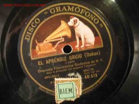 Discos de vinilo: EL APRENDIZ BRUJO (Dukas), 1lp - Foto 1