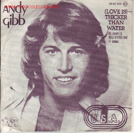 Discos de vinilo: ANDY GIBB DISCO SINGLE - Foto 1