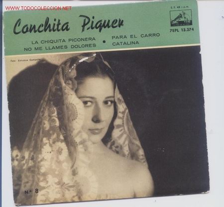 Discos de vinilo: Conchita Piquer.single 4 canciones - Foto 1