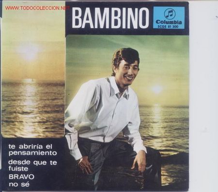 Discos de vinilo: Bambino.Single 4 canciones - Foto 1