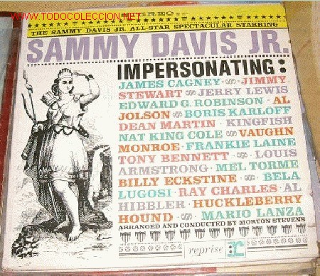 Discos de vinilo: SAMMY DAVIS JR.  IMPERSONATING - Foto 1