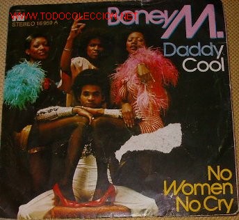 Discos de vinilo: BONEY M  DADDY COOL - NO WOMEN NO CRY - Foto 1