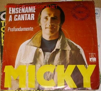 Discos de vinilo: MICKY - ENSE&Ntilde;AME A CANTAR - PROFUNDAMENTE - Foto 1