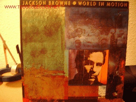 Discos de vinilo: JACKSON BROWNE ---- WORLD IN MOTION - Foto 1