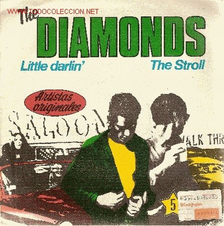 Discos de vinilo: The Diamonds. Little Darlin y The Stroll. - Foto 1