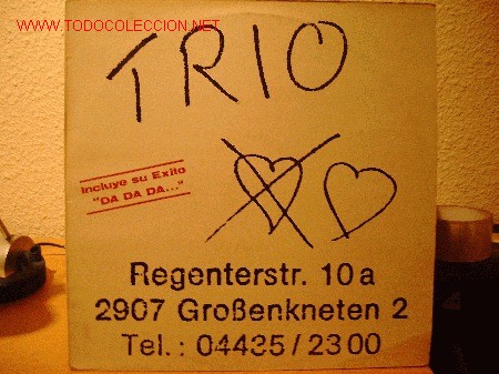 Discos de vinilo: TRIO ------- TRIO ( DA DA DA ) - Foto 1