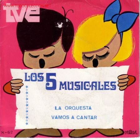 Discos de vinilo: LOS CINCO MUSICALES. LA ORQUESTA / VAMOS A CANTAR - Foto 1