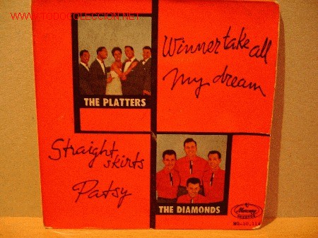Discos de vinilo: THE PLATTERS-- THE DIAMONDS - Foto 1