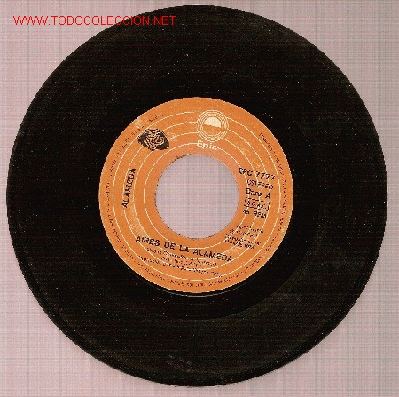Discos de vinilo: Single de Alameda. No tengo la funda, s&oacute;lo el disco. - Foto 1