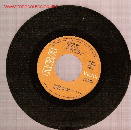 Discos de vinilo: Single de Los Amaya. No tengo la funda, s&oacute;lo el disco. - Foto 1