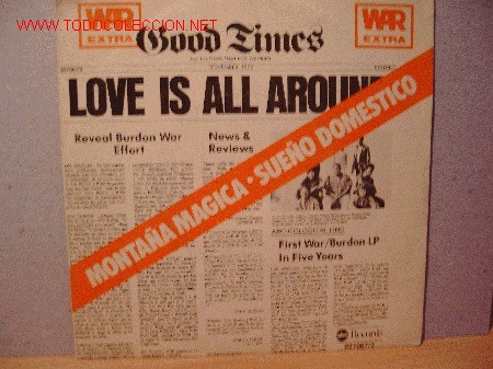Discos de vinilo: WAR FEAT.ERIC BURDON   SINGLE - Foto 1
