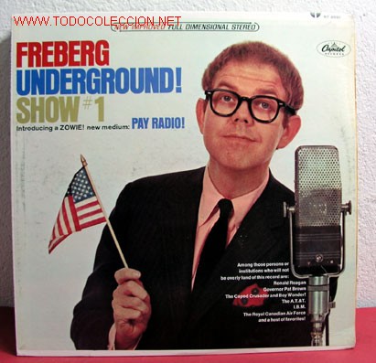 Discos de vinilo: FREBERG UNDERGROUND! SHOW 1 USA - Foto 1
