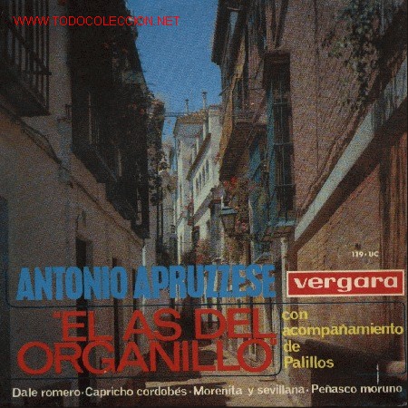 Discos de vinilo: El As del Organillo - Antonio Apruzzese - Foto 1
