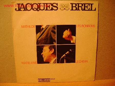 Discos de vinilo: JACQUES BREL    EP - Foto 1