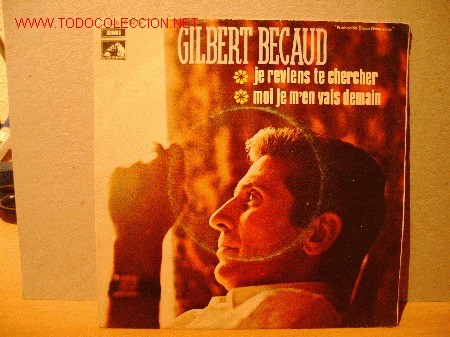 Discos de vinilo: GILBERT BECAUD   SINGLE - Foto 1