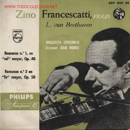 Discos de vinilo: Zino Francescatti - Viol&iacute;n - Foto 1