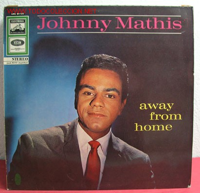 Discos de vinilo: JOHNNY MATHIS      ( AWAY FROM HOME )             GERMANY-1965       LP33 - Foto 1