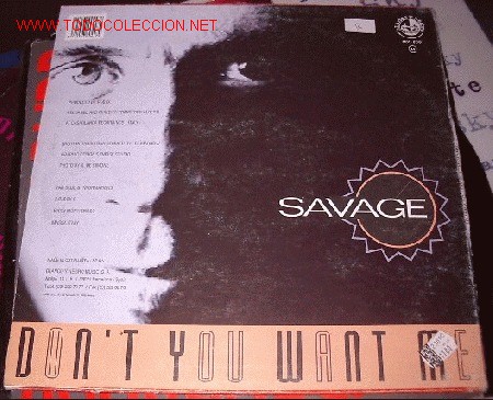 Discos de vinilo: savage  - dont you want me - Foto 1