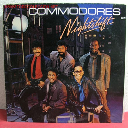 Discos de vinilo: COMMODORES ( NIGHTSHIFT ) USA-1985 LP33 MOTOWN - Foto 1