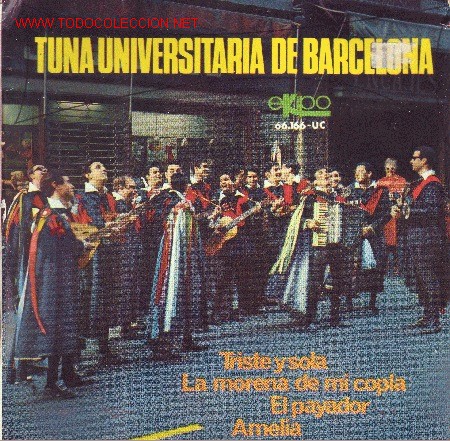 Discos de vinilo: tuna universitaria de barcelona DISCO EP - Foto 1