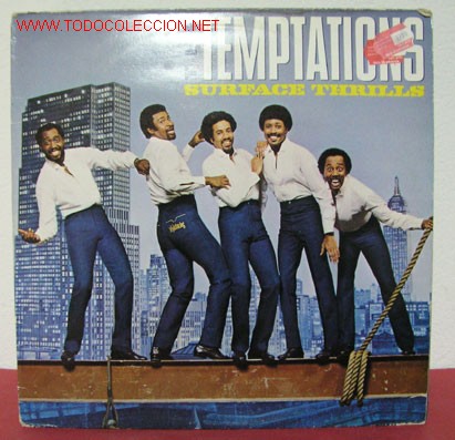 Discos de vinilo: THE TEMPTATIONS ( SURGACE THRILLS ) 1983 LP33 - Foto 1