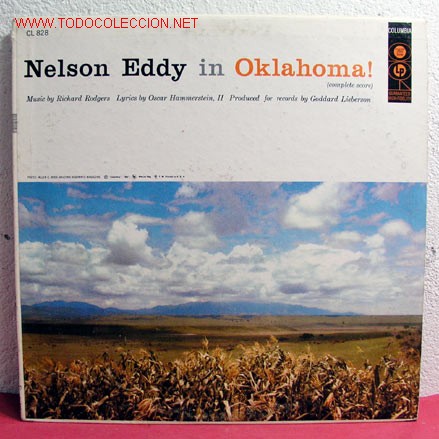 Discos de vinilo: NELSON EDDY  in  OKLAHOMA !       USA      LP33 - Foto 1