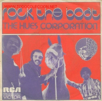 Discos de vinilo: THE HUES CORPORATION - ROCK THE BOAT - SINGLE DE VINILO