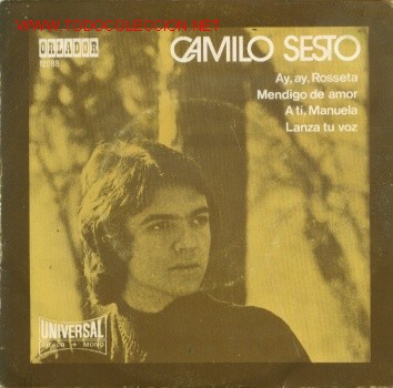 Discos de vinilo: CAMILO SESTO - AY AY ROSSETA - EP DE VINILO DEL CIRCULO DE LECTORES C-65