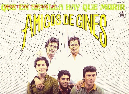Discos de vinilo: AMIGOS DE GINES DISCO LP DE SEVILLANAS - Foto 1