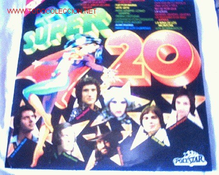 Discos de vinilo: LOS SUPER 20 - (2 Lps) - Foto 1