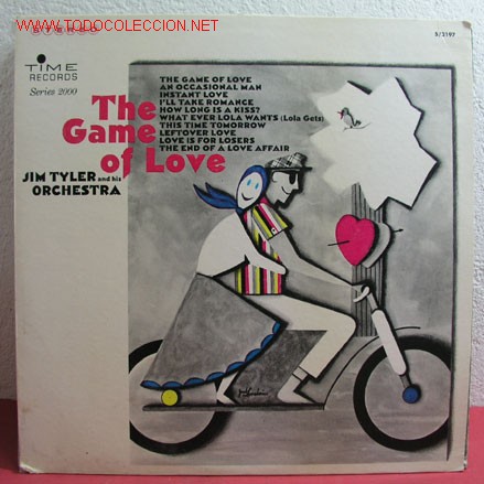 Discos de vinil: KIM TYLER and his ORCHESTRA      ( THE GAME OF LOVE )      NEW YORK       LP33