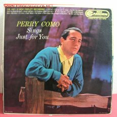 Discos de vinilo: PERRY COMO ( SINGS JUST FOR YOU ) USA LP33