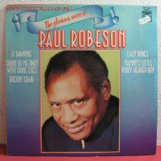 Discos de vinilo: PAUL ROBESON ( THE GLORIOUS VOICE OF PAUL ROBESON ) ENGLAND LP33